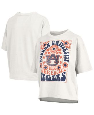 Women's White Auburn Tigers Harmony Oversized Slub T-Shirt