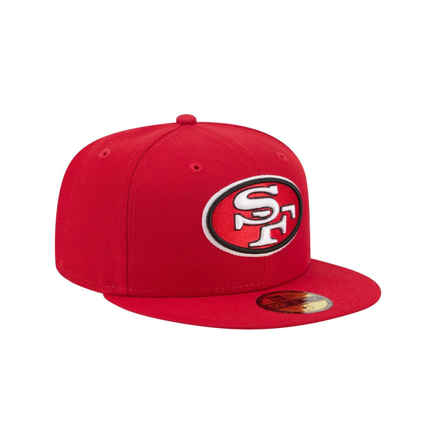 Мужская кепка New Era Scarlet San Francisco 49ers 59FIFTY Fitted Hat — фото 3