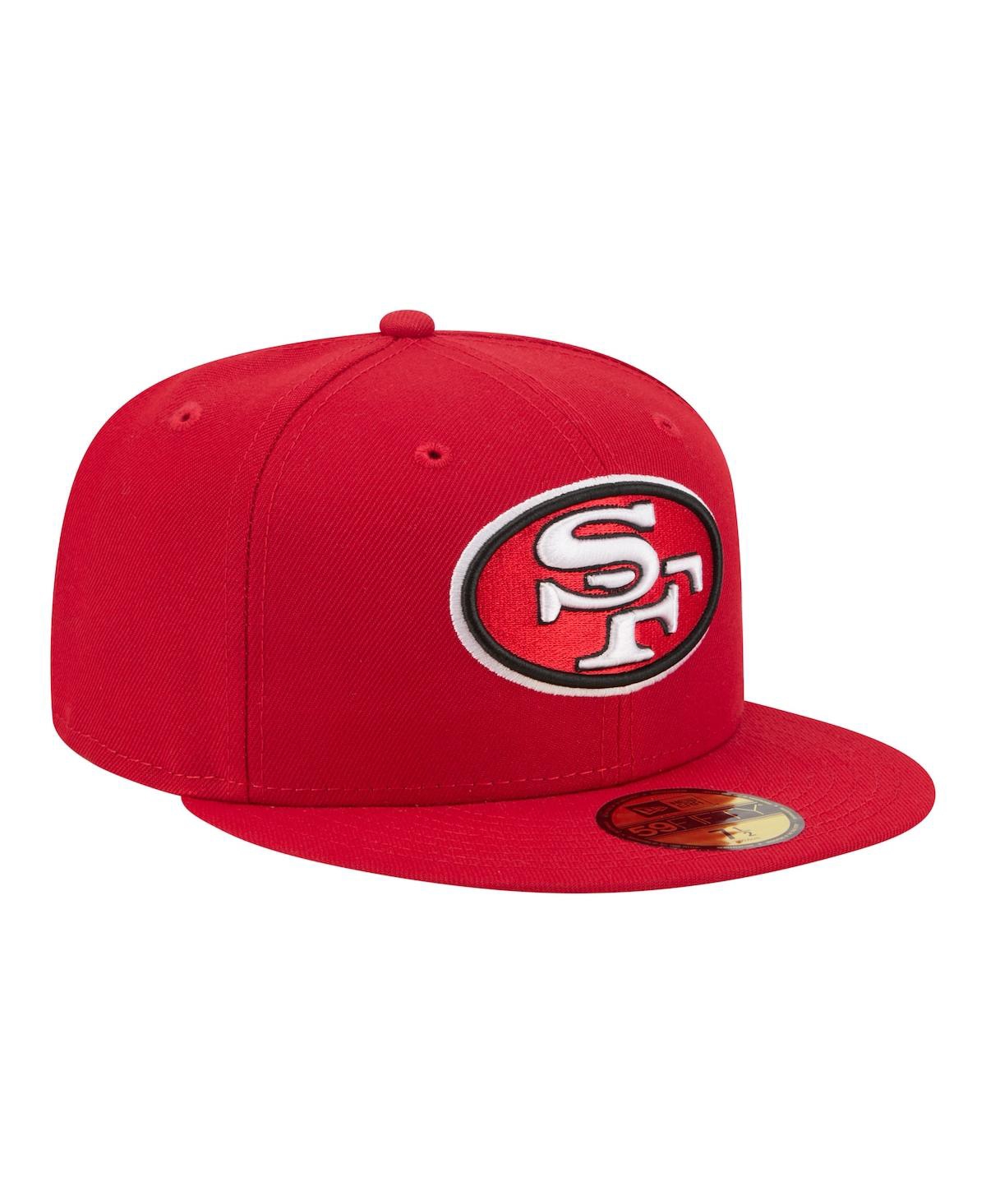 New Era Men's Scarlet San Francisco 49ers 59FIFTY Fitted Hat