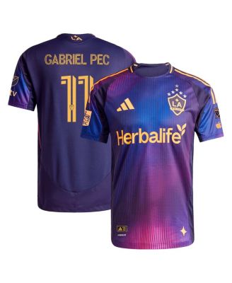 Men's Gabriel Pec Navy LA Galaxy 2025 RIZON On-Field Authentic Jersey