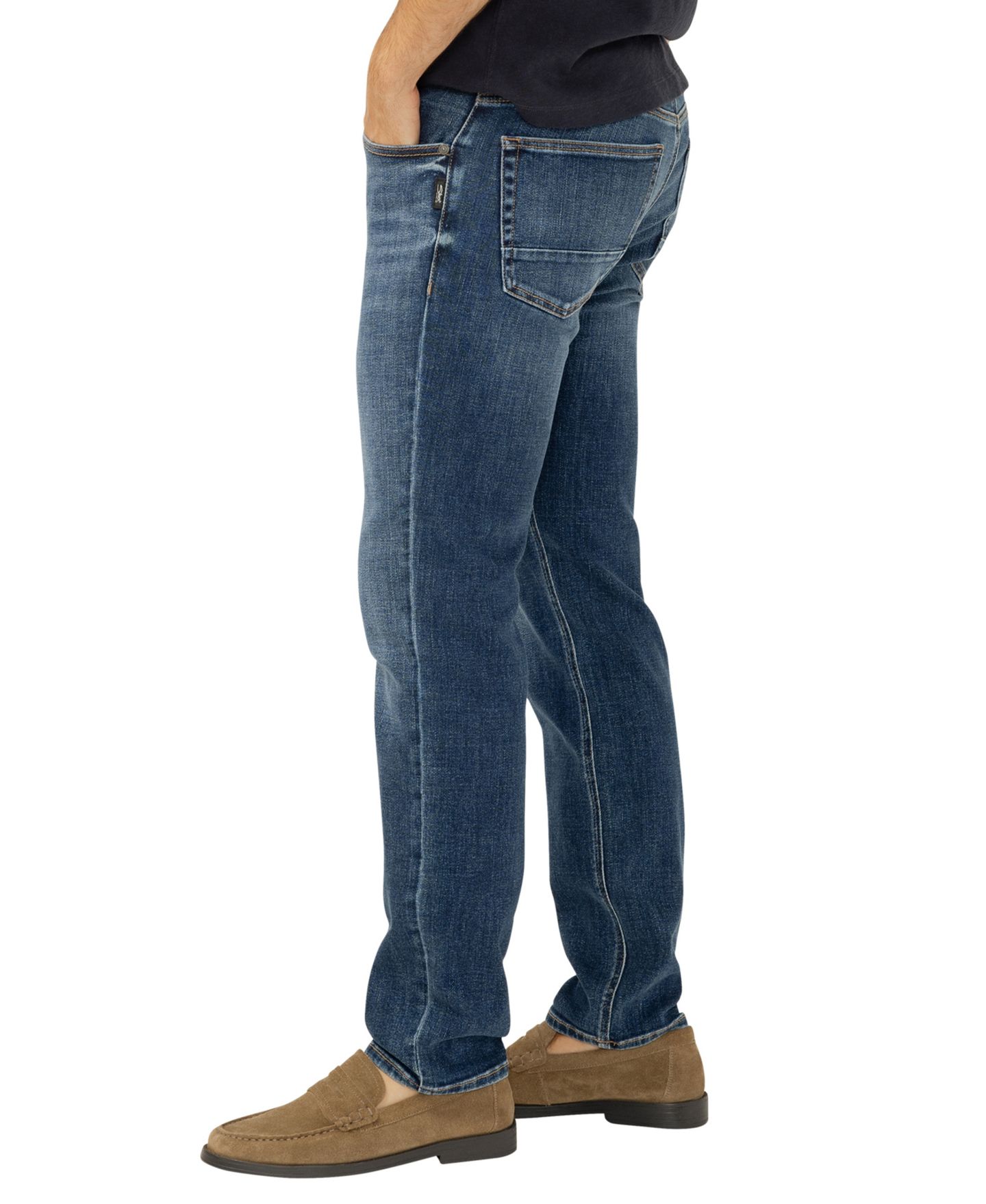 Мужские джинсы Silver Jeans Co. Konrad Straight-Fit, цвет: Holborn — фото 2