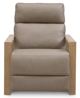 Maxyne 33" Leather 2 Power Motion Arm Recliner