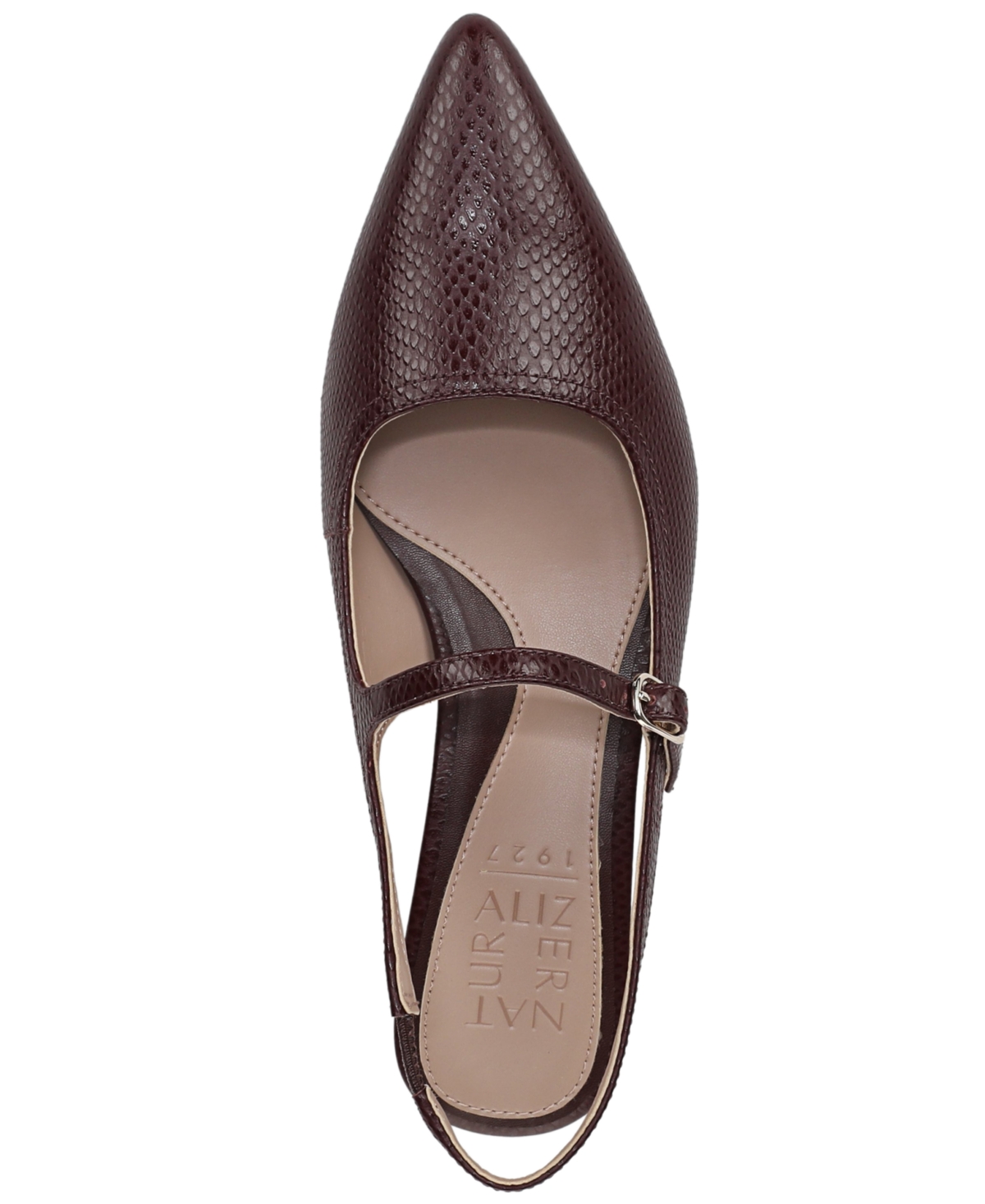 Naturalizer Sadie Flat In Burgundy