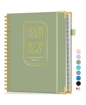 Planner 2026-2027 Weekly Monthly Hardcover Spiral Agenda
