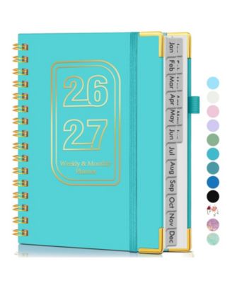 Planner 2026-2027 Weekly Monthly Hardcover Spiral Agenda