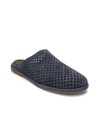 Forever and Always Shoes Melara Leather Slip On Mule