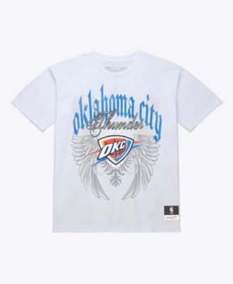 Men's White Oklahoma City Thunder Old English Classic T-Shirt