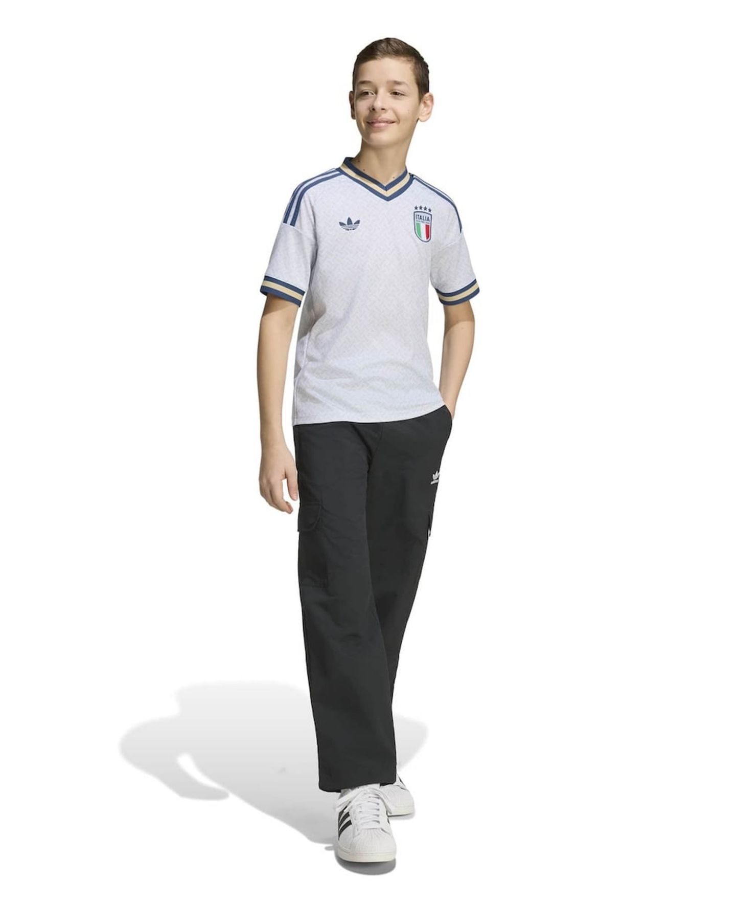 Детское джерси adidas сборной Италии 2026 Away Replica, Light Blue — фото 3