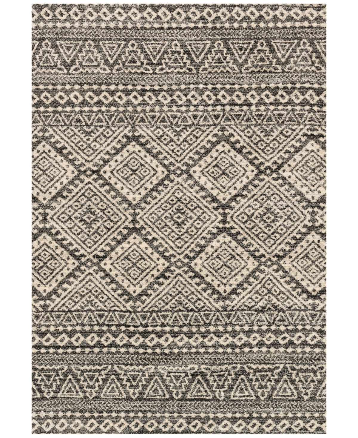 Spring Valley Home Emory Eb-08 Graphite/ivory 2'5" X 7'7" Runner Area Rug