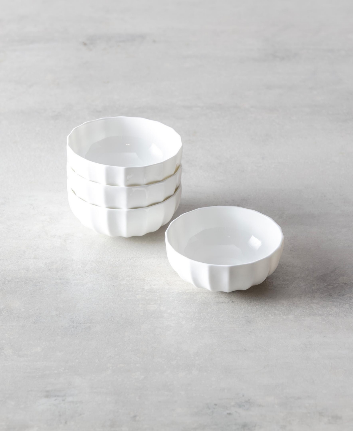 Fortessa Blyss Bone China Cereal Bowls, Set of 4