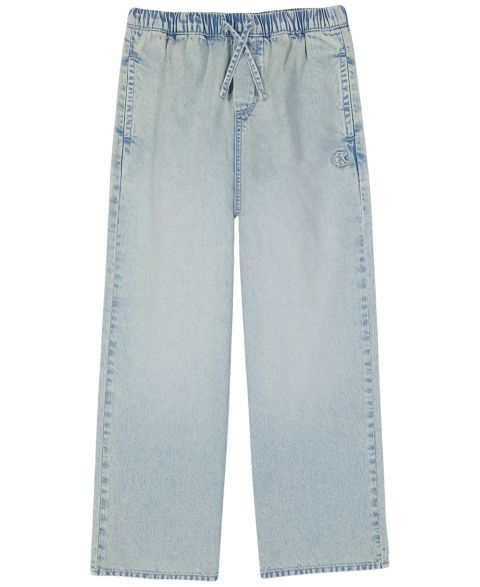 Джинсы Calvin Klein Wide-Leg Denim для девочек, цвет: Варёный
