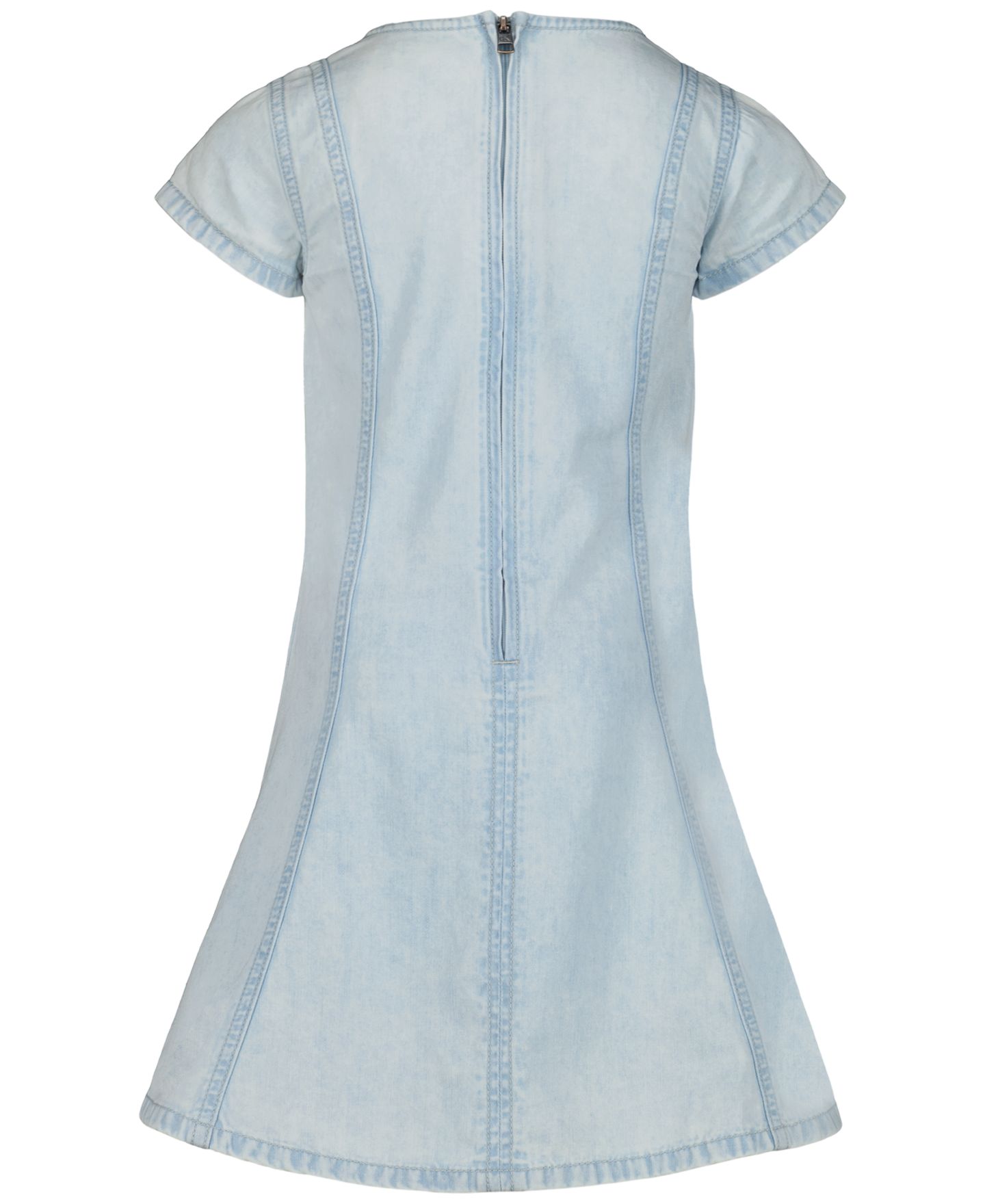 Платье Calvin Klein Denim Panelled Dress для девочек, цвет: Варёный — фото 5