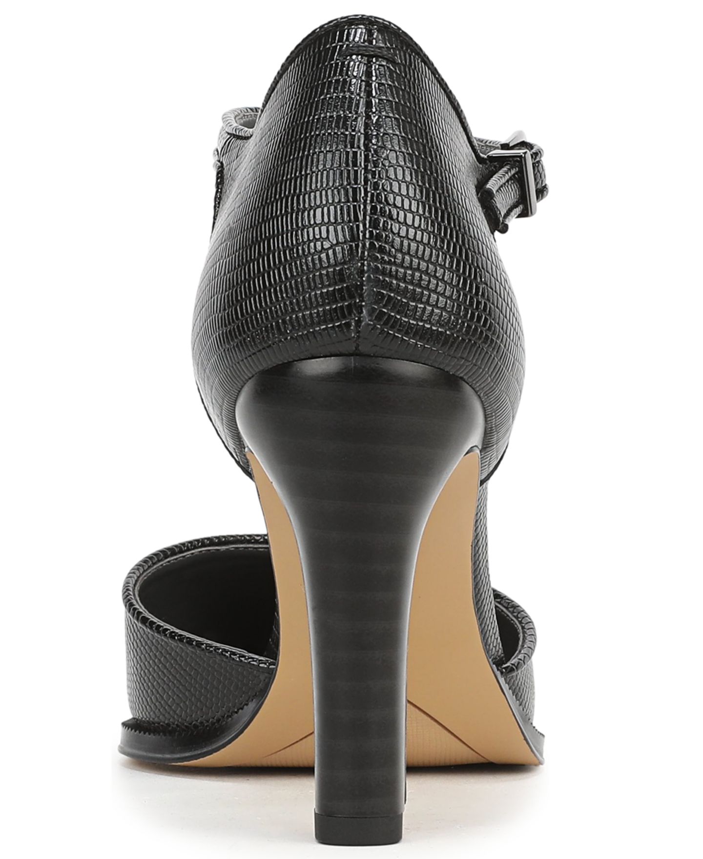 Женские туфли Franco Sarto Alexa Pointed Toe Pumps, цвет: Чёрный змеиный с принтом искусственная кожа — фото 3