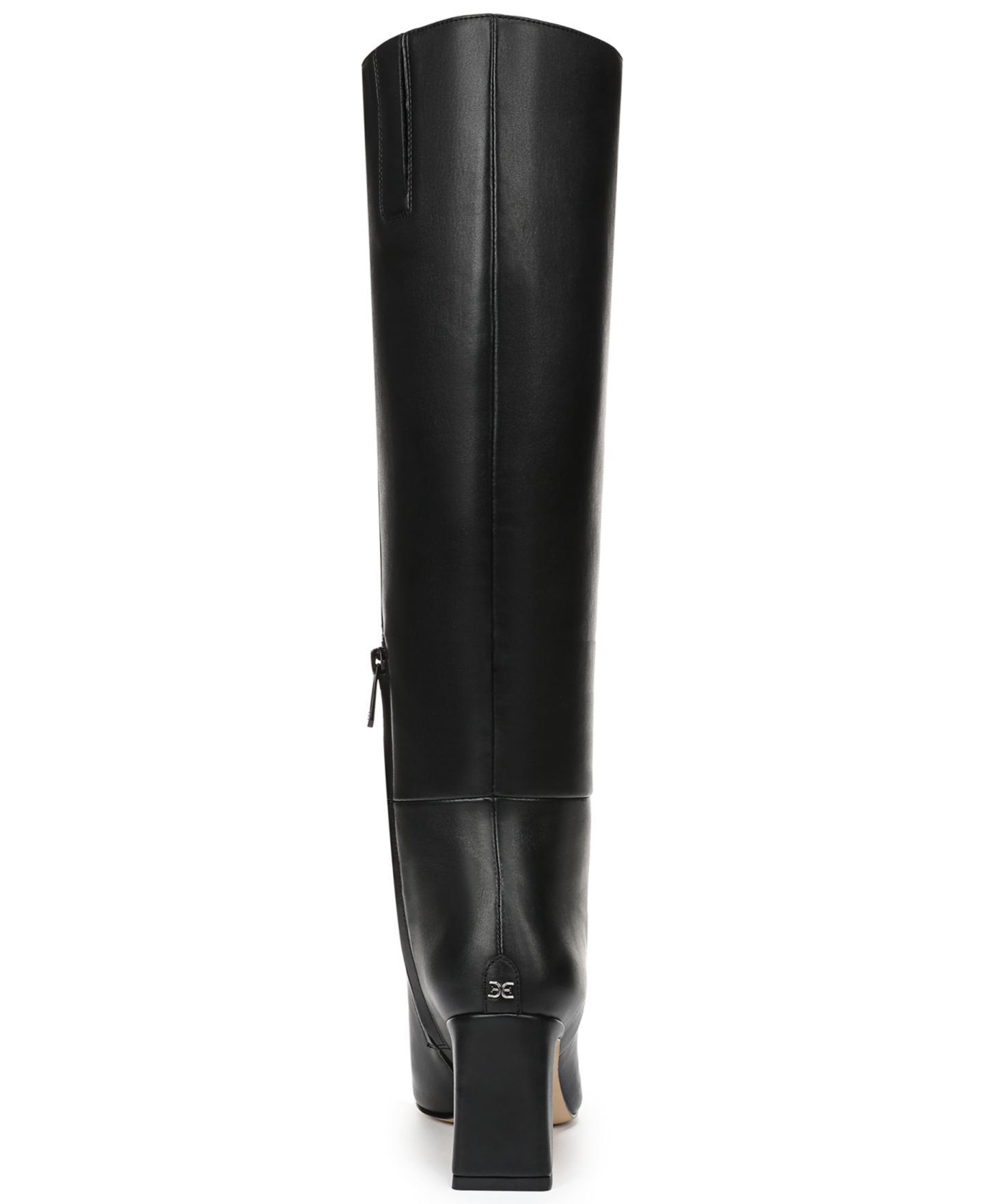 Женские ботинки Sam Edelman Sylvia Snip Toe Knee High Dress Boots, Regular, Wide & Extra Wide Calf, цвет: Чёрный кожаный — фото 3