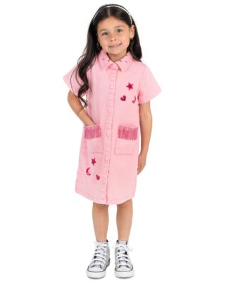 Girls' 2T-6X Short-Sleeve Dress