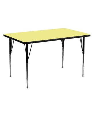 30X60 Rectangle Laminate Adjustable Activity Table