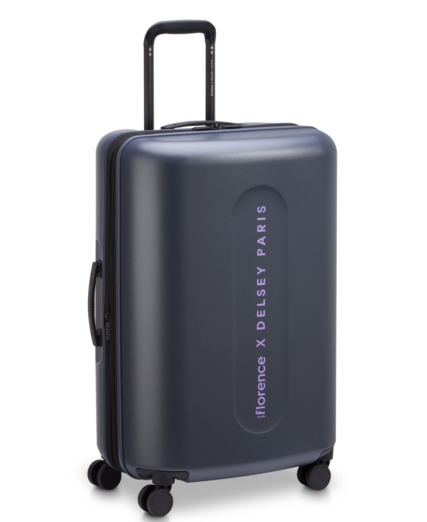 Чемодан florence by mills x Delsey Paris Catch Flights Medium Check-in Spinner, цвет: Антрацитовый — фото 2
