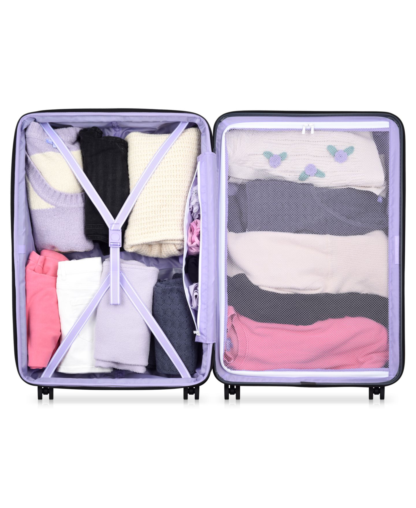 Чемодан florence by mills x Delsey Paris Catch Flights Large Check-in Spinner, цвет: Антрацитовый — фото 4