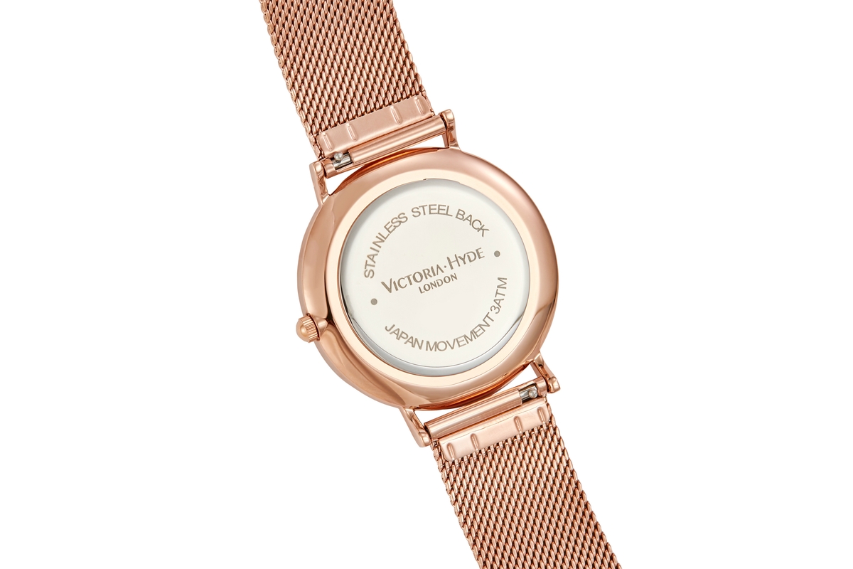 Victoria Hyde London Man Watch Minimalist Stainless steel strap Watch