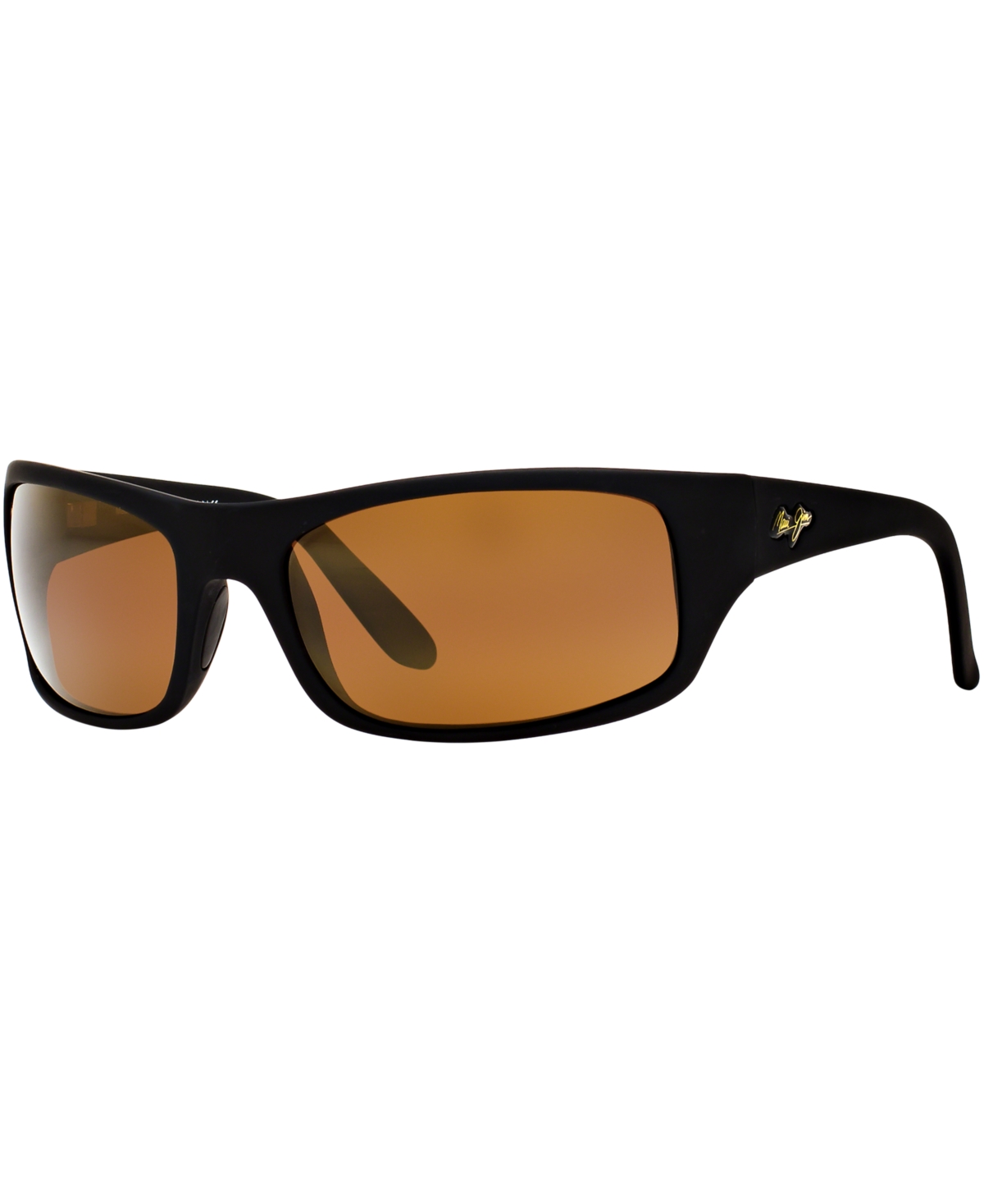Shop Maui Jim Peahi Polarized Sunglasses , 202 In Black,brown