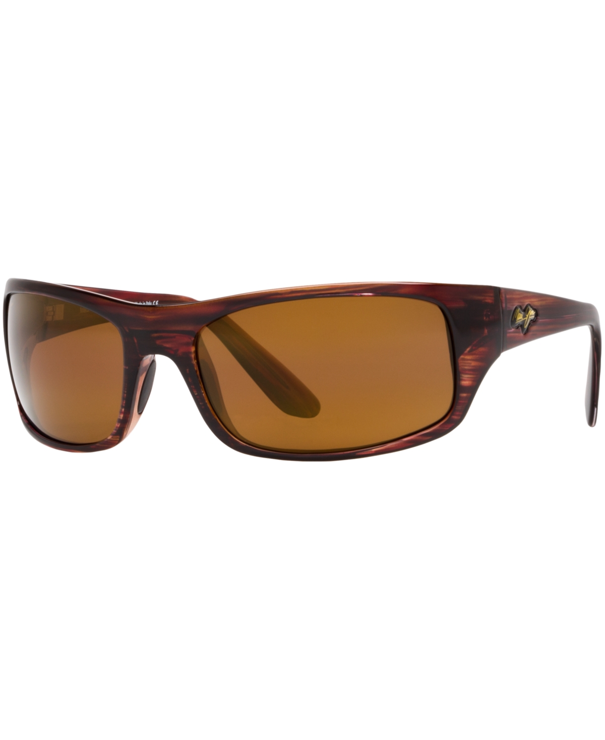 Shop Maui Jim Peahi Polarized Sunglasses , 202 In Brown,brown