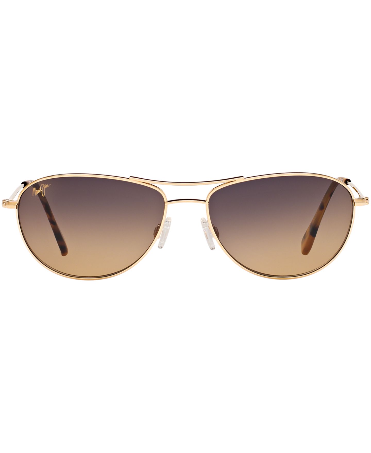 Женские солнцезащитные очки Maui Jim Baby Beach Polarized Sunglasses, 245, цвет: Золотой / Бронзовый — фото 2