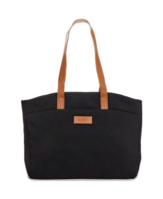 Women's Canvas Laptop Tote Bag Commuter Work Bag Everyday Shoulder Purse