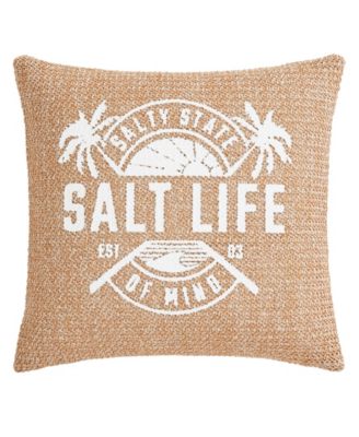 Raffia Square Decorative Pillow, 18" x 18"