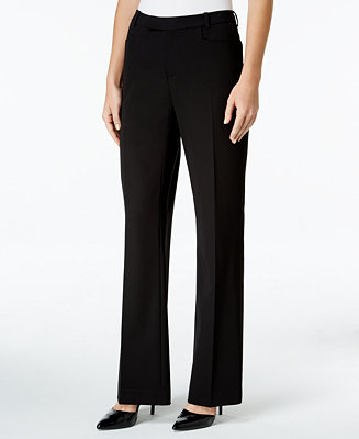 Tommy Hilfiger Modern Straight-Leg Pants - Pants & Capris - Women - Macy's