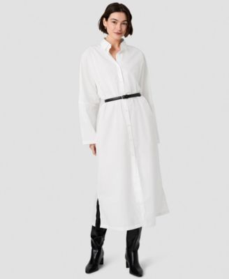 Women's Cambria Cotton Collared Long-Sleeve Dress