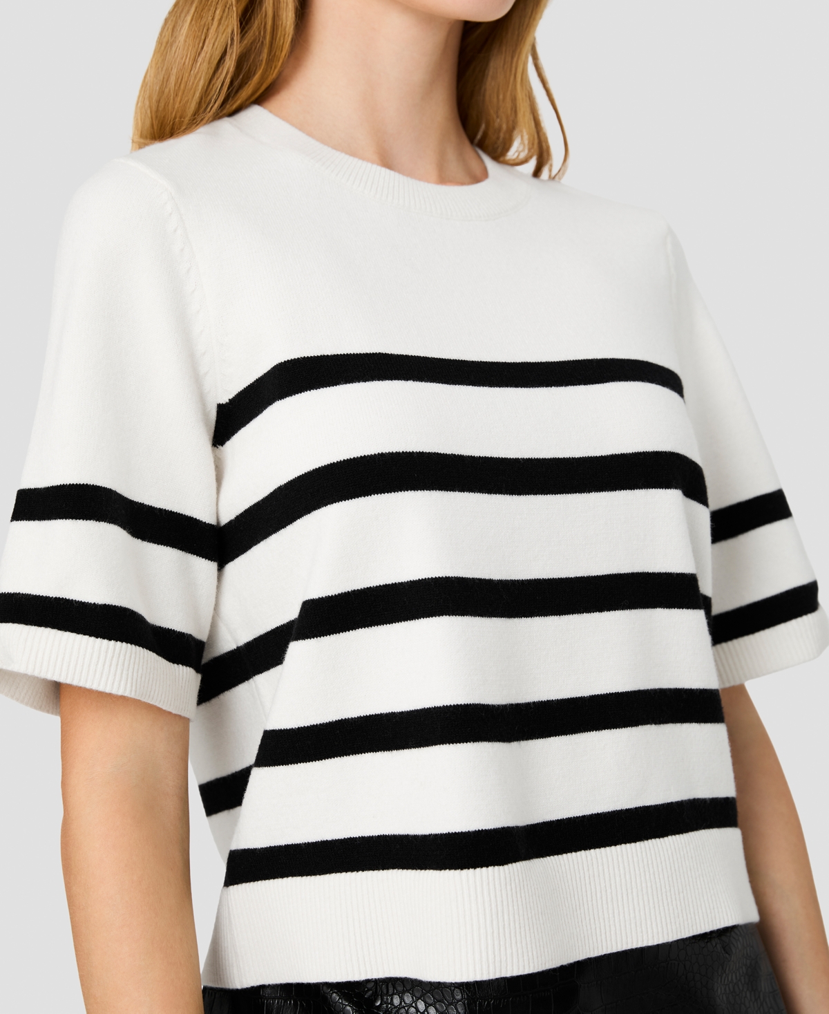 French Connection Women's Sloane Knit Short-Sleeve Top