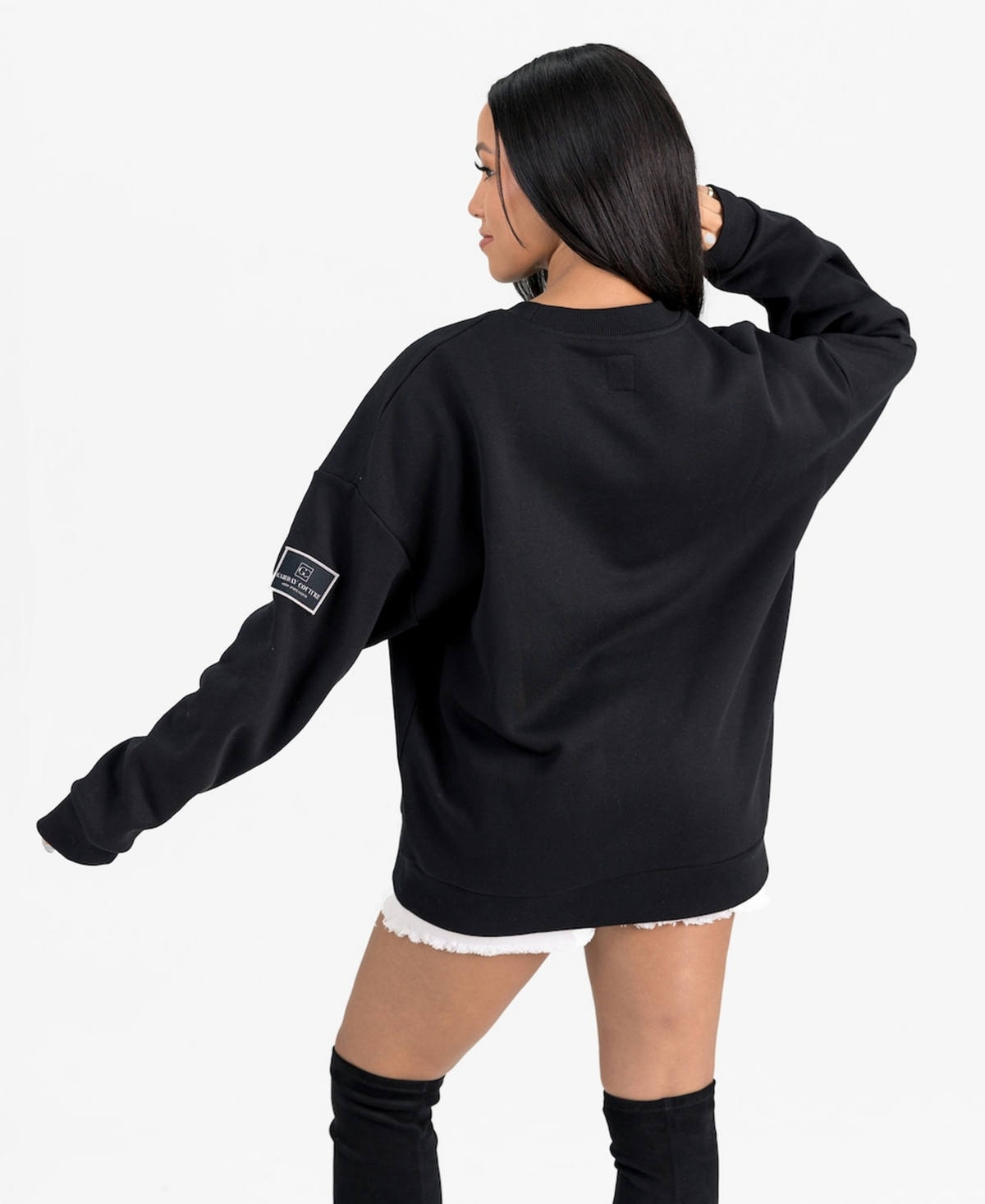 Gameday Couture Women's Black Philadelphia Eagles Powerhouse Play Premium Fleece Sweatshirt
