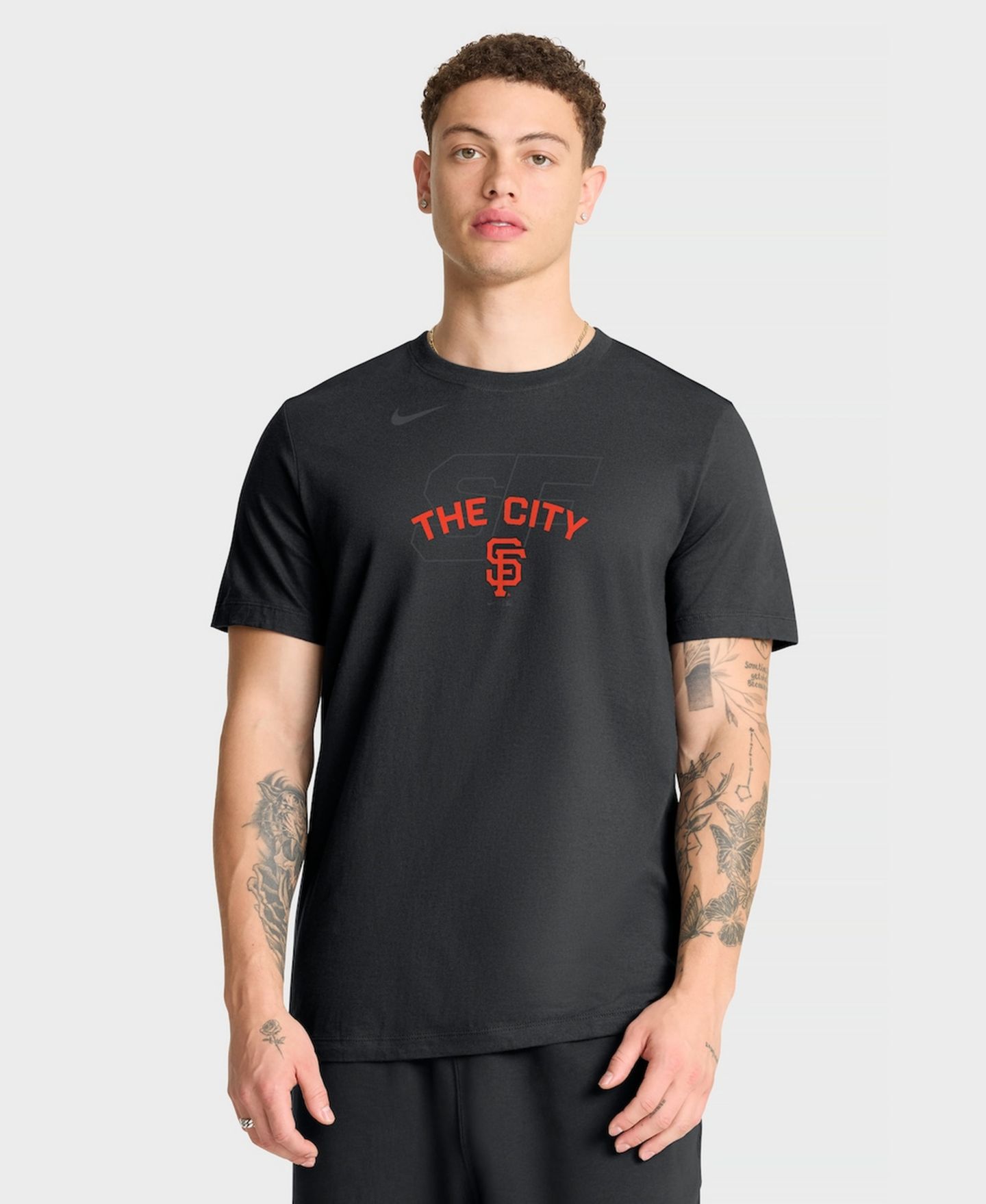 Мужская футболка Nike Black San Francisco Giants Primetime Fashion — фото 1