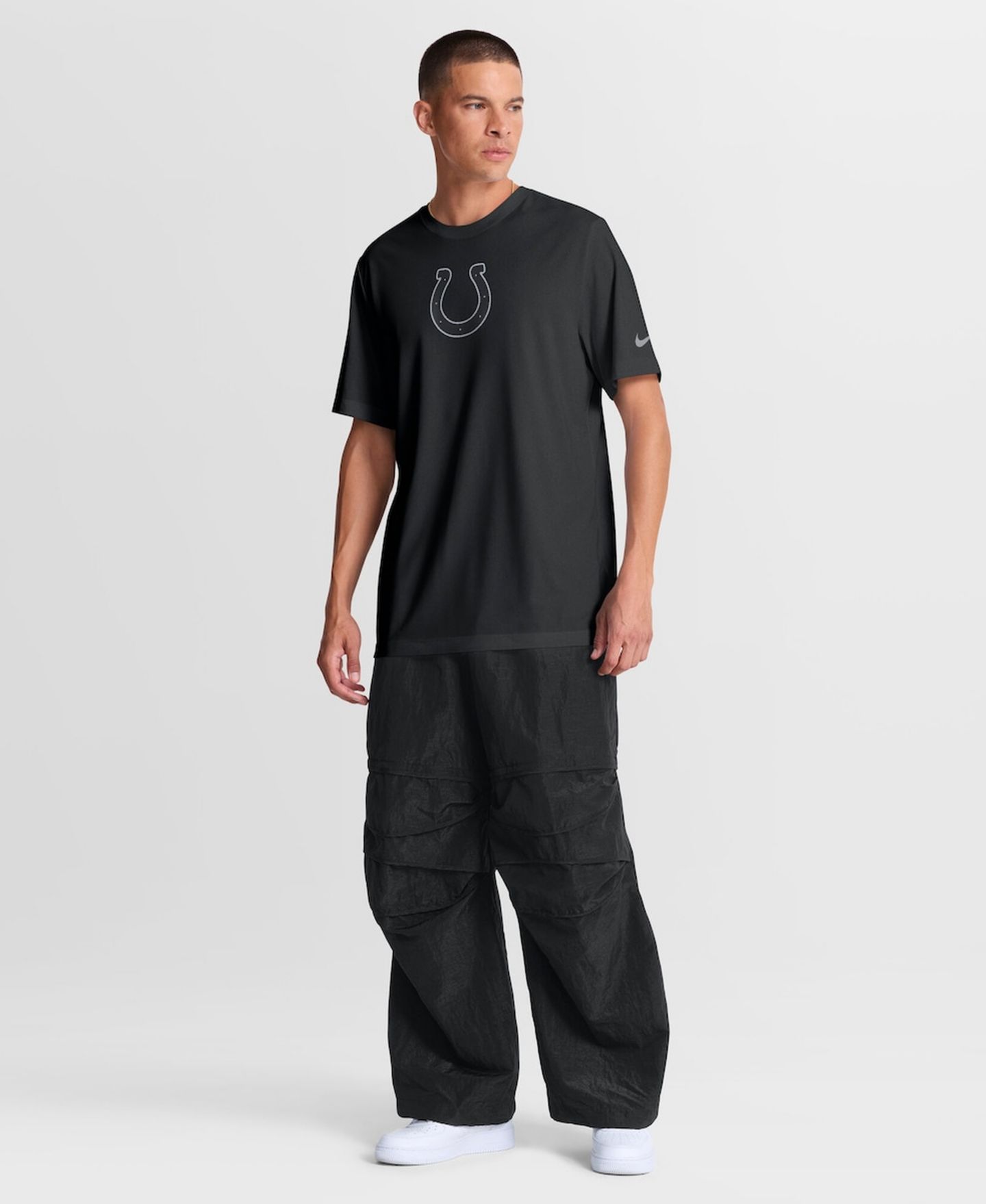 Мужская футболка Nike Black Indianapolis Colts Sideline Lead The Charge Legend Dri-FIT — фото 6