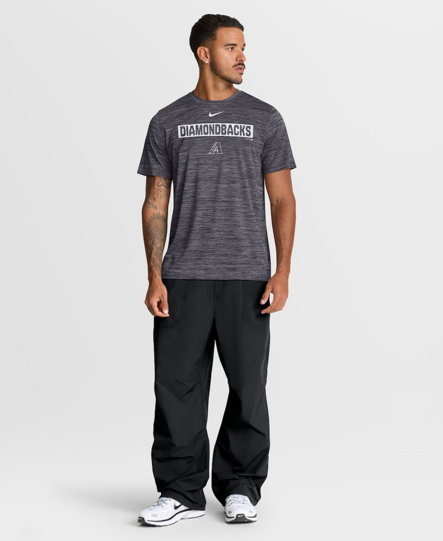 Мужская футболка Nike Black Arizona Diamondbacks Velocity Dri-FIT — фото 3