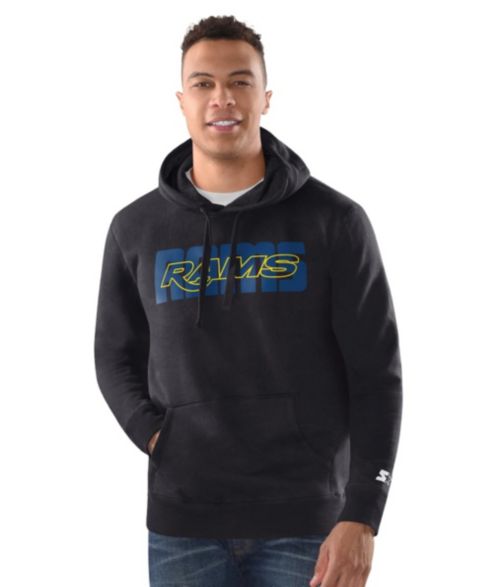 Мужское худи Starter Black Los Angeles Rams Rookie
