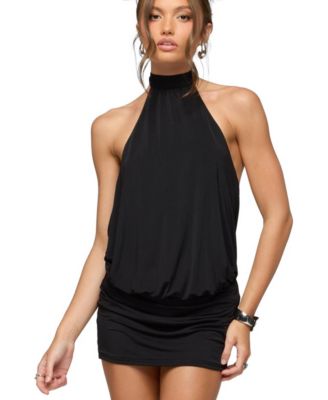 Women's Saraya Backless High Neck Mini Dress