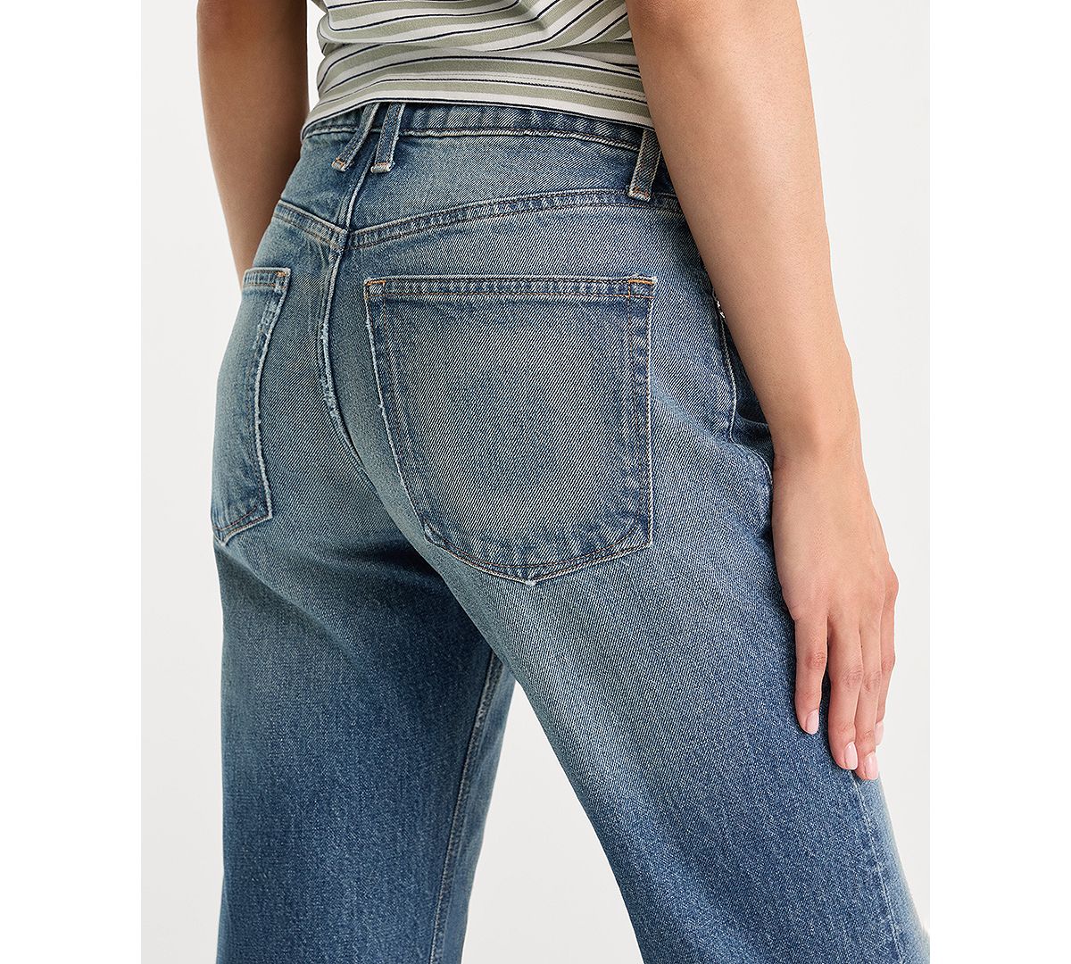Good American Women's Vintage Straight Jeans view 4 — MAYCSS fashion products