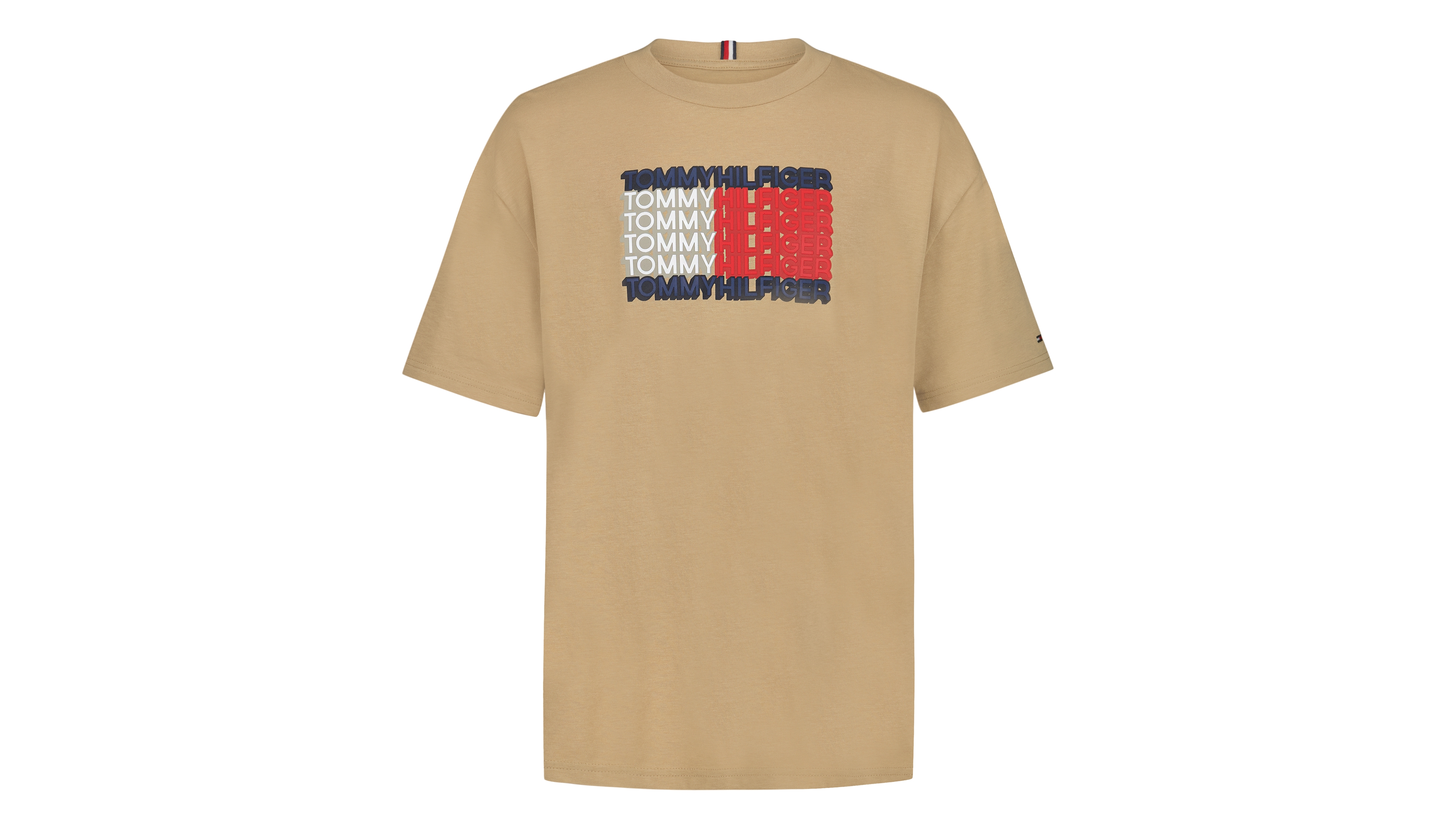 Tommy Hilfiger Boys' 8-20 3D Logo Flag Graphic Short-Sleeve T-Shirt