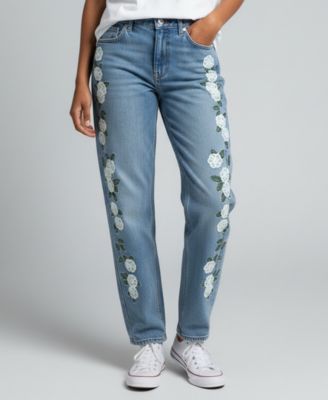 Women's High-Rise Straight-Leg Jeans