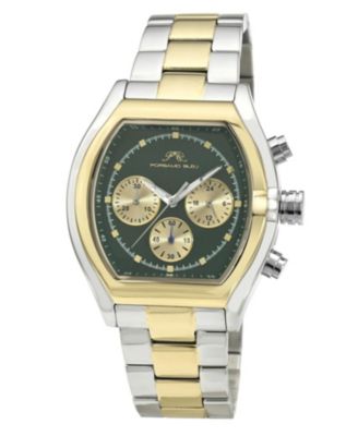 Roman Chronograph Stainless Steel Two Tone and Men's Watch 1291FROS
