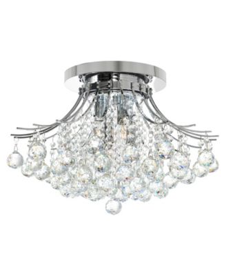 Princess 20" Metal 6-Light Crystal Flush Mount