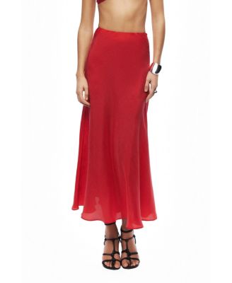 Women's Pleated Midi Skirt