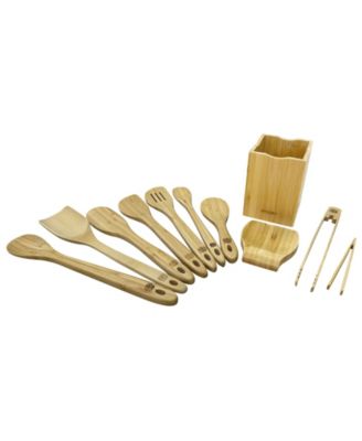 Burnished Bamboo 11-Piece Utensil Set