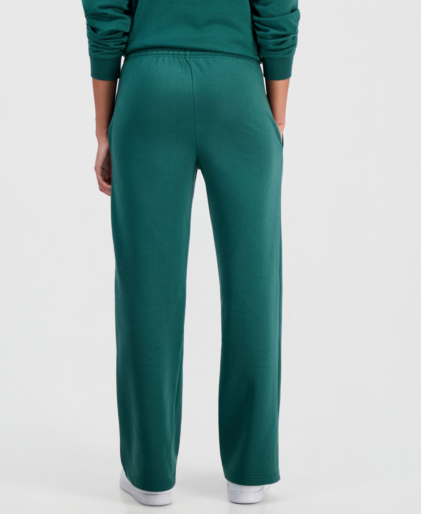 Женские брюки Peanuts Juniors' Snoopy Football Sweatpants, цвет: Тёмно-зелёный — фото 4
