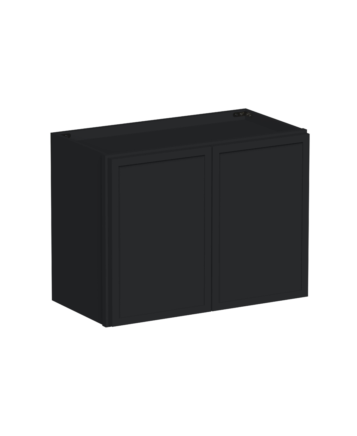 Boyel Living 24 Inch x18 Inch Double Door Short Wall Cabinet, Ready to Assemble Kitchen Cabinet with Solid Wood Frame, Soft-Close Slides and Hinge