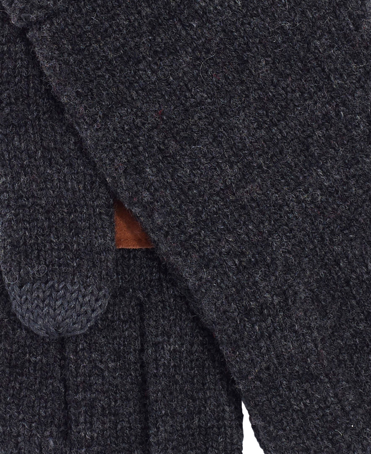 Men's Leather Patch Signature Gloves