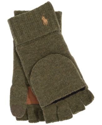 Men's Wool Blend Convertible Gloves