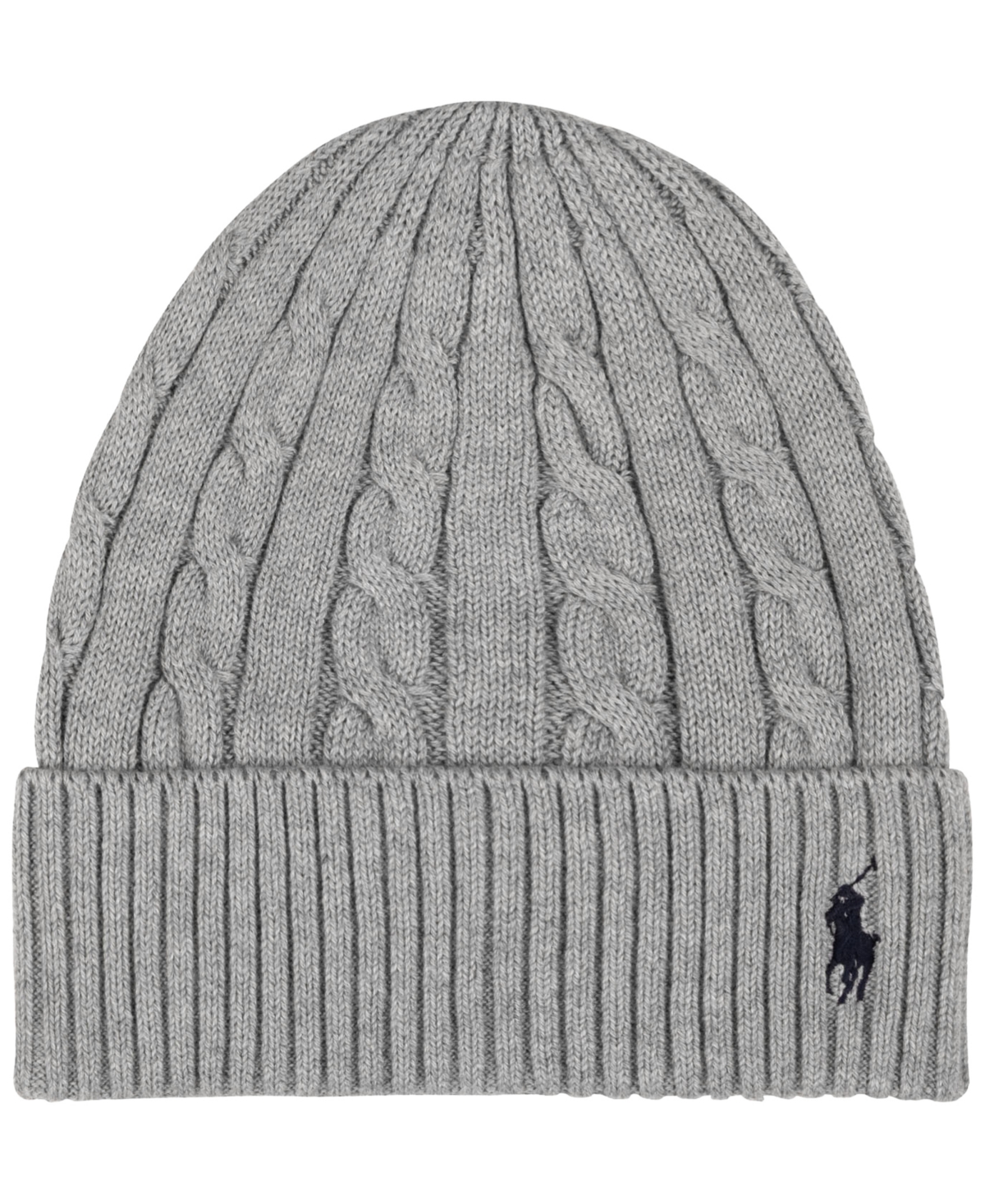 Polo Ralph Lauren Men's Cashmere Cable Beanie - Andover Heather