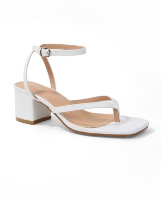 Women's Eli Minimal Block Heel Thong Sandals